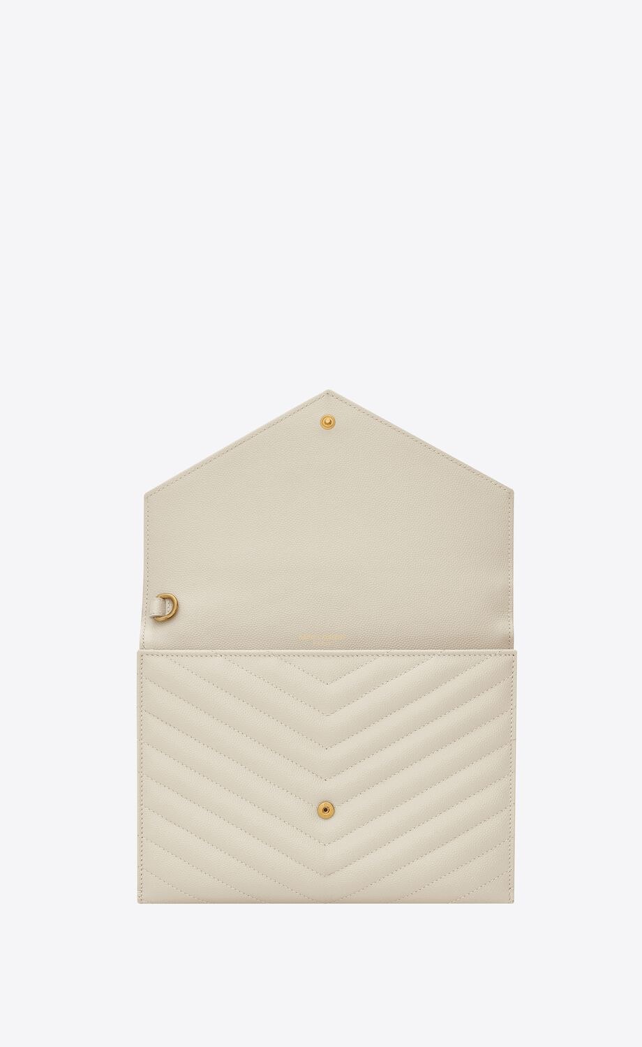 CASSANDRE MATELASSÉ FLAP POUCH IN QUILTED GRAIN DE POUDRE EMBOSSED LEATHER